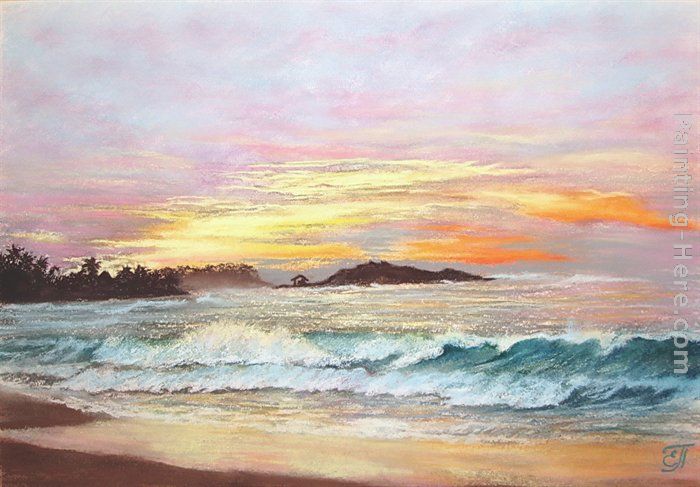 Sound of sunrise painting - 2011 Sound of sunrise art painting